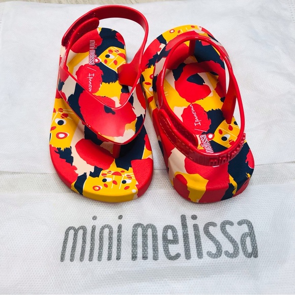 Mini Melissa Other - NWOT Mini Melissa Ipanema Sandal Red Size 8 US